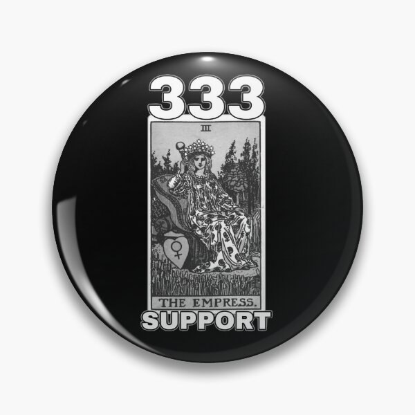 Item preview, 333 Angel Numbers The Empress Tarot Card designed and sold by PopBubbleShop.