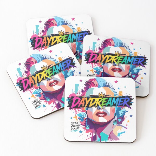 Item preview, Daydreamer Neon Pop Art Graphic Tee | Colorful Retro Streetwear Design designed and sold by Kdorsey2.