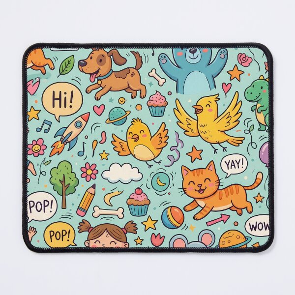 Item preview, Birds YAY Sun Flower Cat Dog Clouds Coffee designed and sold by ART ATTACK ZONE.
