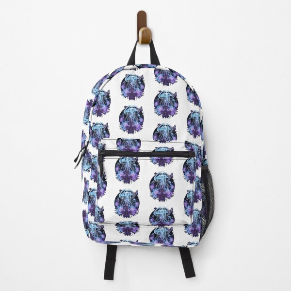 Item preview, Neon Jellyfish Purple Butterfly Dark Floral designed and sold by FAGMAVisuals.