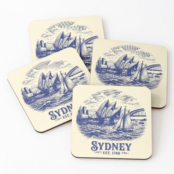 Item preview, Vintage Sydney Travel Art designed and sold by 89shirts.