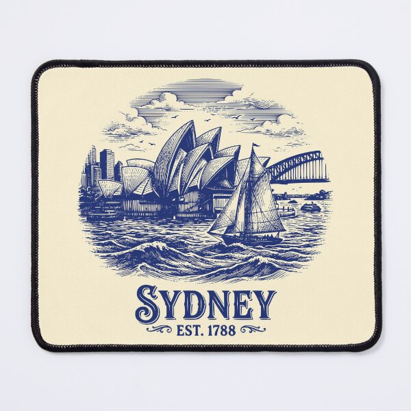 Item preview, Vintage Sydney Travel Art designed and sold by 89shirts.
