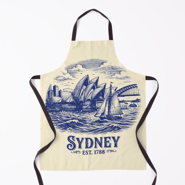 Item preview, Vintage Sydney Travel Art designed and sold by 89shirts.