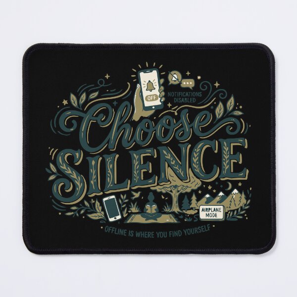 Item preview, Choose Silence designed and sold by JoseloRochaArt.