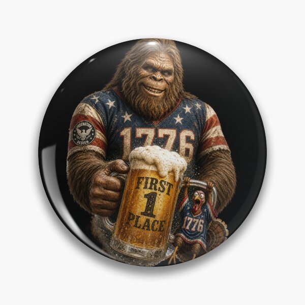 Item preview, Funny Bigfoot Beer Team 1776 Design designed and sold by FREENATION2026.