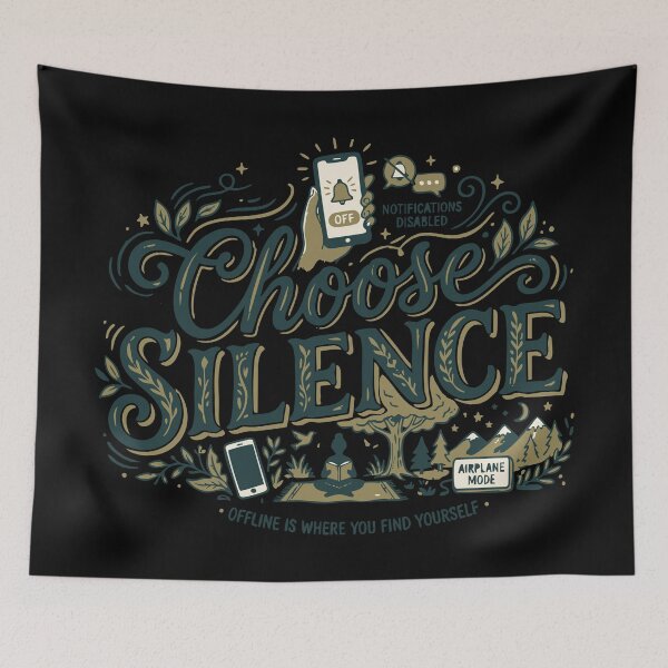Item preview, Choose Silence designed and sold by JoseloRochaArt.