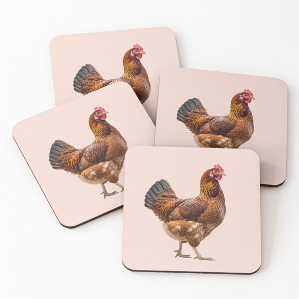 Item preview, Realistic Chicken Portrait - Farmhouse Country Rooster & Hen Art designed and sold by MarJul.
