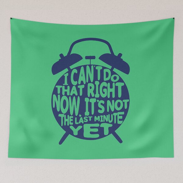 Item preview, The Last Minute – Epic Procrastination Pun for Deadline Survivors designed and sold by SnarkSharks.