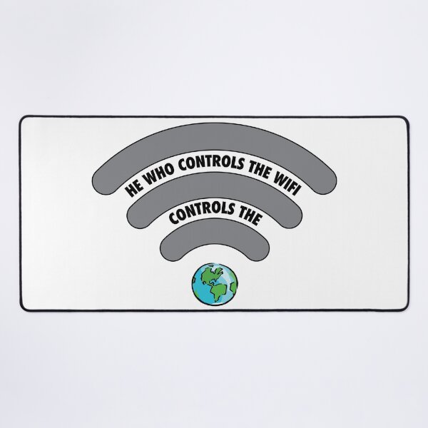 Item preview, Control the WiFi, Control the World - Power Play: WiFi = World Domination designed and sold by SnarkSharks.