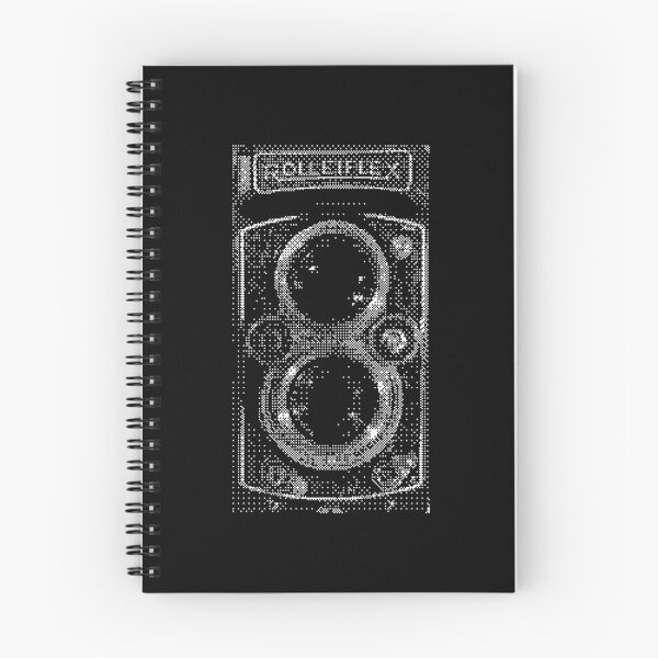 Item preview, Pixelated Rolleiflex Camera – Retro Dither Art | Monochrome Glitch Photography Design designed and sold by matchudaarts.