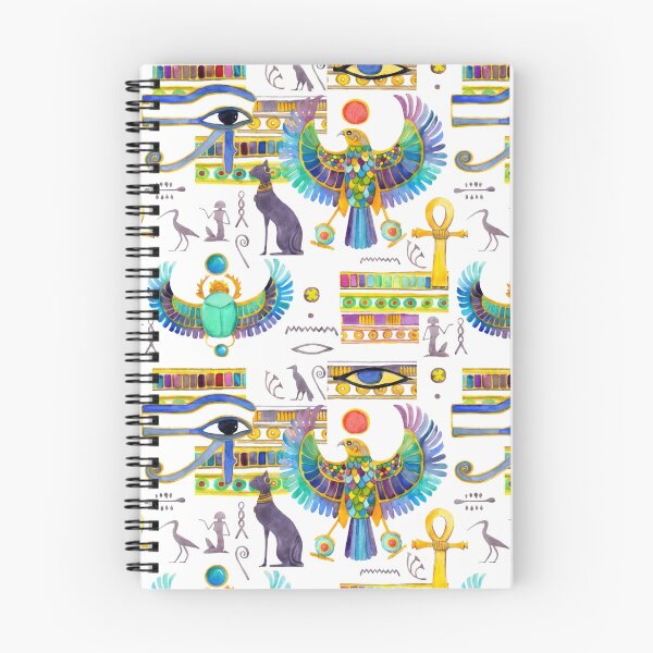 Item preview, Ancient Egyptian Hieroglyphs Wall - Retro Papyrus Gods Pattern designed and sold by GulfSignature.