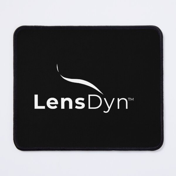 Item preview, LensDyn Minimalist White Wave Logo Black Apparel Edition designed and sold by LensDyn™.