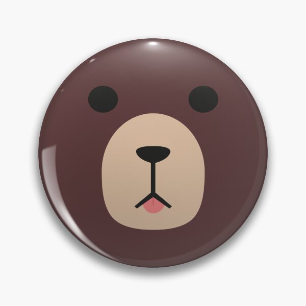 Item preview, Minimalist Cute Bear Face – Kawaii Animal Illustration | Modern Cartoon Aesthetic designed and sold by matchudaarts.