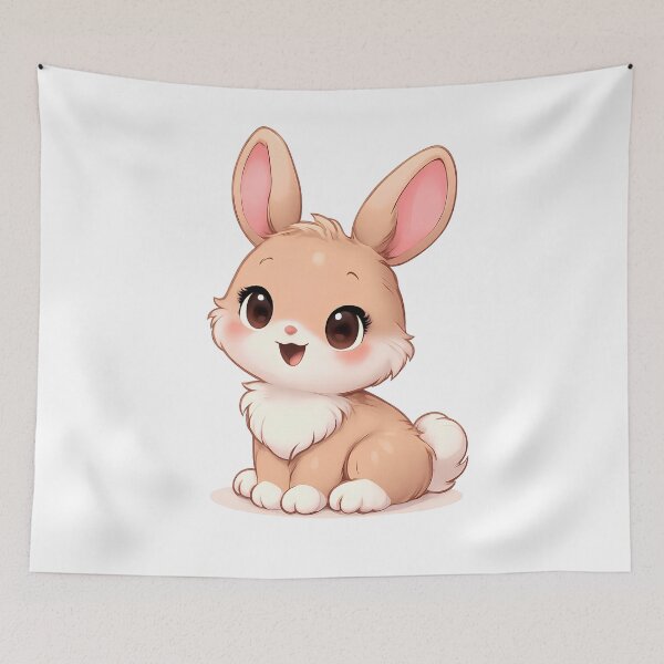 Item preview, cute little rabbit designed and sold by Molsabounat.