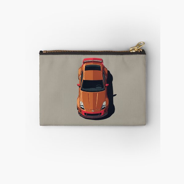 Item preview, Nissan 350Z Widebody Orange JDM Top View Vector Illustration designed and sold by Motorline44.