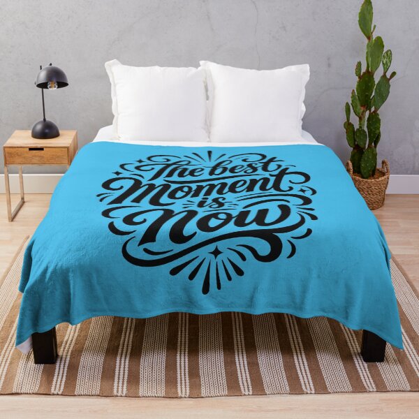 Item preview, The Best Moment Is Now – Motivational Quote Typography Design | Inspirational Minimalist Art designed and sold by rubenarocho.