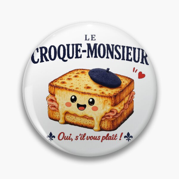 Item preview, KCroque-Monsiur with Hat Transparent  designed and sold by 1mooreroy.