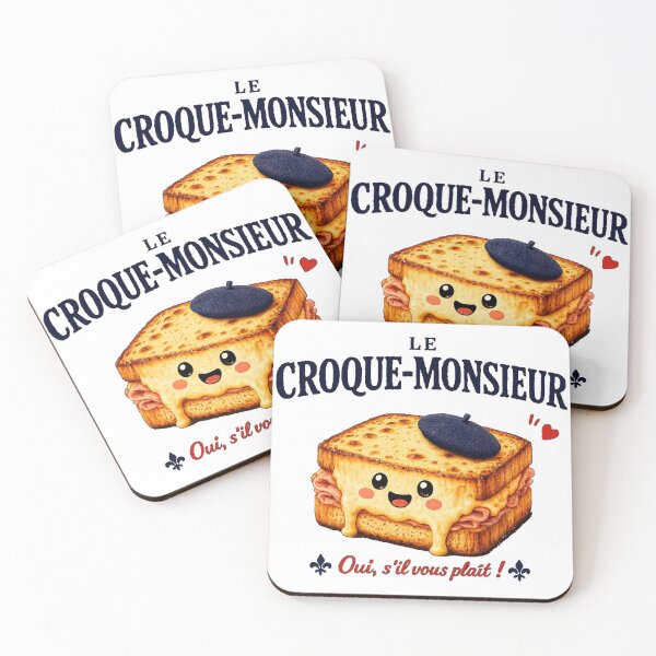 Item preview, KCroque-Monsiur with Hat Transparent  designed and sold by 1mooreroy.