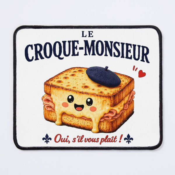 Item preview, KCroque-Monsiur with Hat Transparent  designed and sold by 1mooreroy.