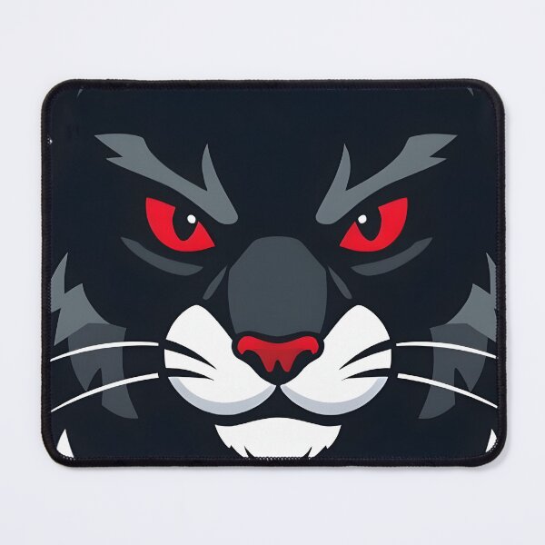 Item preview, Fierce Black Cat Gaming Mascot Logo designed and sold by SenTinio.