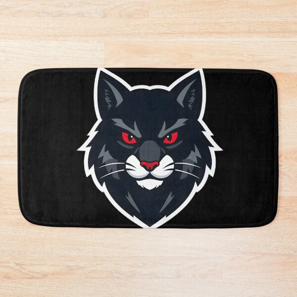 Item preview, Fierce Black Cat Gaming Mascot Logo designed and sold by SenTinio.
