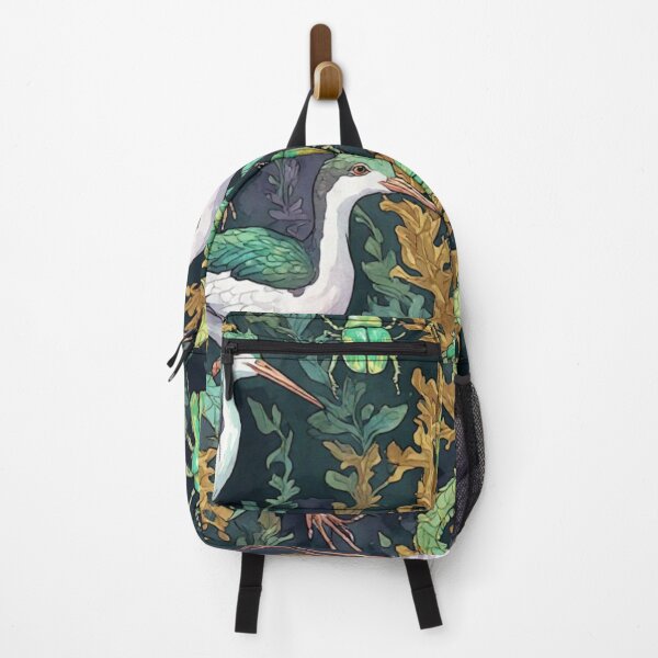 Item preview, Mystical Coastal Wetlands Sandpipers and Emerald Jewel Beetles Pattern designed and sold by dcohea.