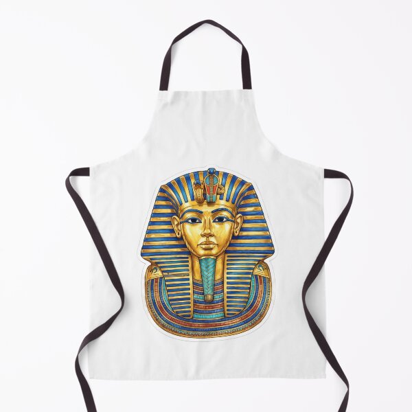 Item preview, Golden Tutankhamun Mask – Liquid Gold Pharaoh Ancient Egypt Art designed and sold by GulfSignature.