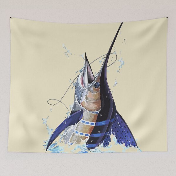 Artikelvorschau, Aquarell-Segelfisch – Design für Sportfischer und Meereslebewesen | Nautische Kunst entworfen und verkauft von rubenarocho.