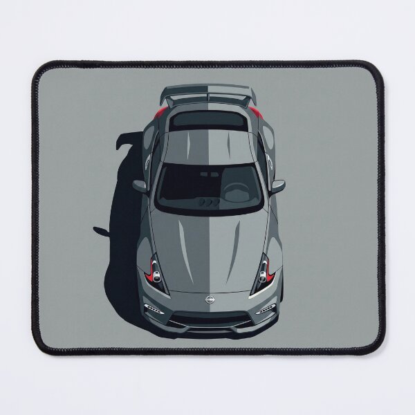 Item preview, Nissan 370Z Fairlady Z Grey JDM Top View Vector Illustration designed and sold by Motorline44.