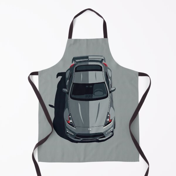 Item preview, Nissan 370Z Fairlady Z Grey JDM Top View Vector Illustration designed and sold by Motorline44.