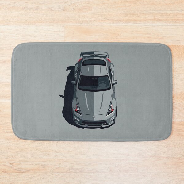 Item preview, Nissan 370Z Fairlady Z Grey JDM Top View Vector Illustration designed and sold by Motorline44.