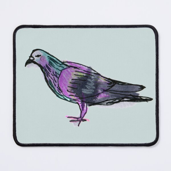 Item preview, Colorful pigeon designed and sold by Naurelia.
