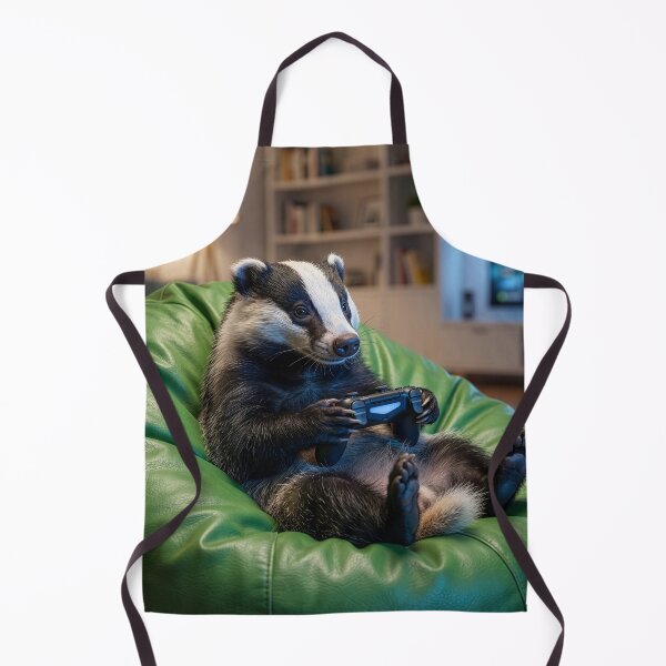 Item preview, Old School Badger Gamer Blasts Asteroids designed and sold by Tridentulus.