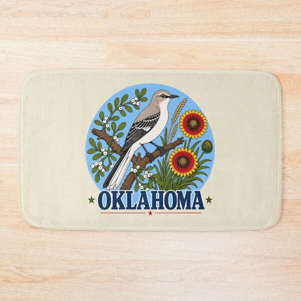 Item preview, Oklahoma Mockingbird & Indian Blanket Homage designed and sold by The-Drip-Studio.