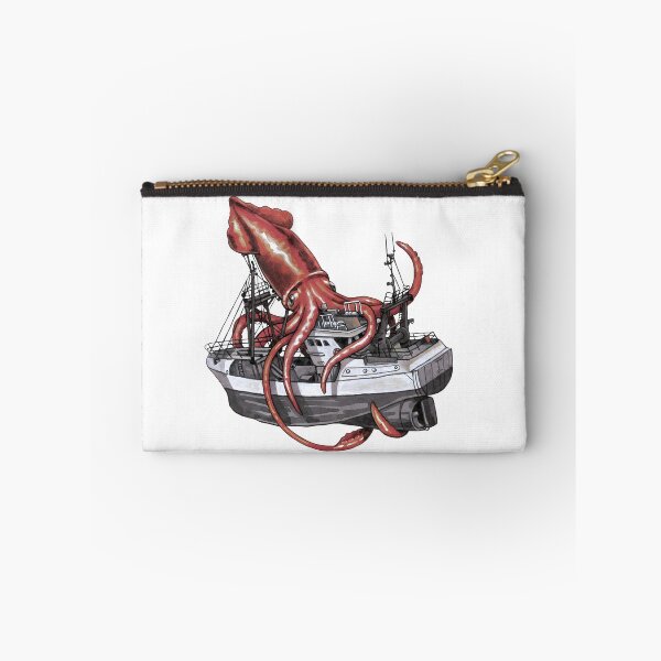 Item preview, Kraken Attacking Fishing Boat Vintage designed and sold by Kelsey Worth.