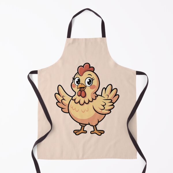 Item preview, Cute Cartoon Chicken - Funny Clucking Farm Animal Art designed and sold by MarJul.