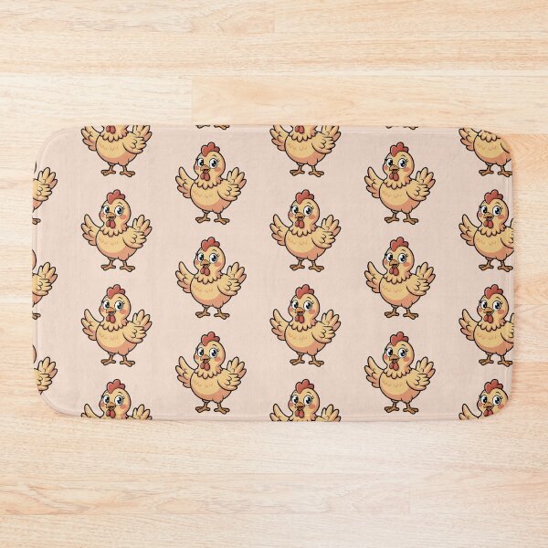 Item preview, Cute Cartoon Chicken - Funny Clucking Farm Animal Art designed and sold by MarJul.