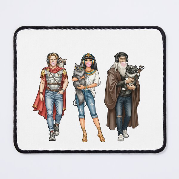 Item preview, Timeless Legends & Muses: Modern Historical Figures with Pets designed and sold by AbuCAni Studio .