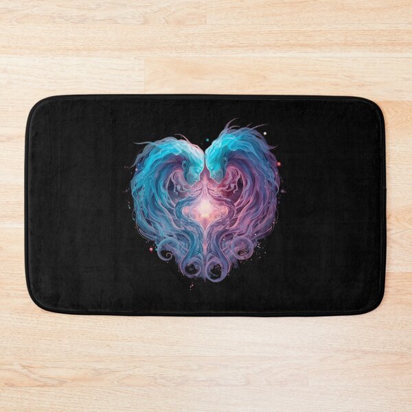 Item preview, Twin Souls Heart Glowing Fantasy Couple Art designed and sold by FAGMAVisuals.