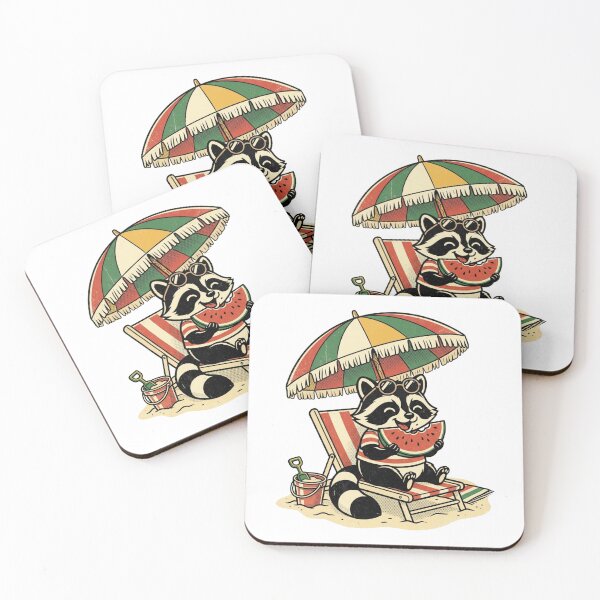 Item preview, Dad Tax Raccoon Summer Beach Vacation designed and sold by ShopVelona.