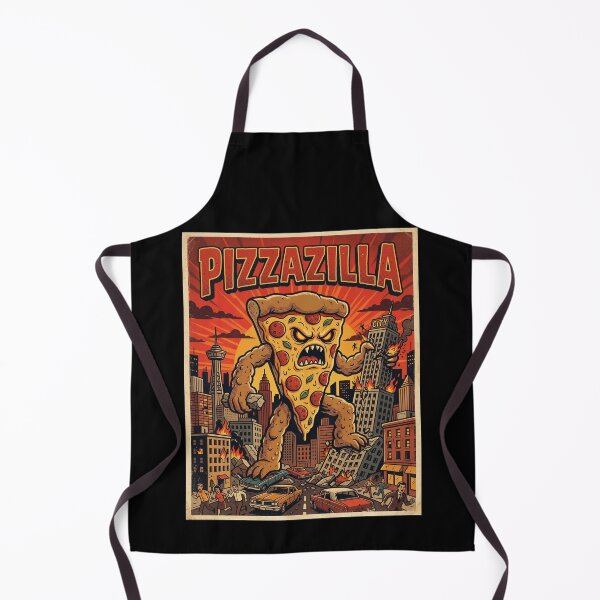 Item preview, Pizzazilla Giant Pizza Monster City Attack Funny designed and sold by d247.