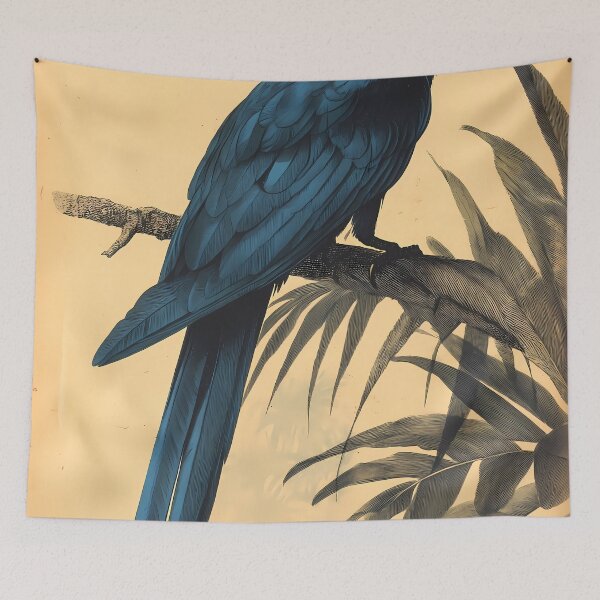 Item preview, Arara-Azul — Gravura Botânica Vintage | Atlantic Forest designed and sold by AtlanticForest.