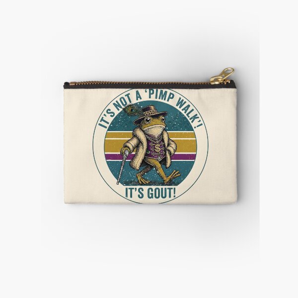 Item preview, It's Not A Pimp Walk It's Gout Funny Frog  designed and sold by gear-posters.