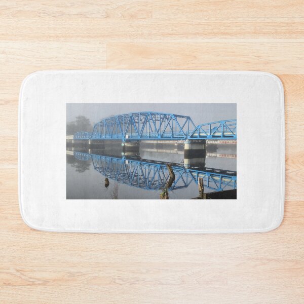Item preview, Historic Blue Bridge Over St Marys River designed and sold by CrowBirdMedia.