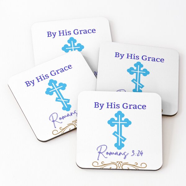 Item preview, By His Grace. Romans 3:24. Gift for an Orthodox Believer. Orthodox Convert. Gift for a Religious Person. designed and sold by ShrimpAndGrits.