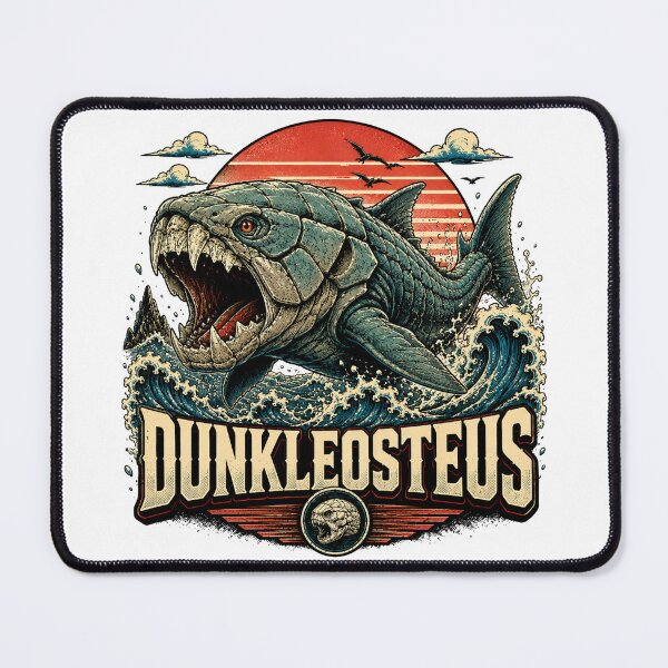 Item preview, Dunkleosteus Prehistoric Fish Retro Vintage Style designed and sold by JonelleTshirts.