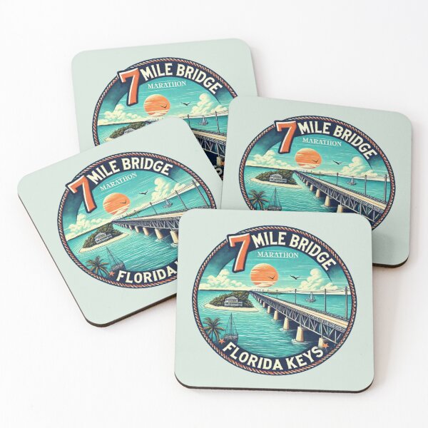 Item preview, 7 Mile Bridge Marathon Florida Keys Salter Designs designed and sold by SalterDesigns.