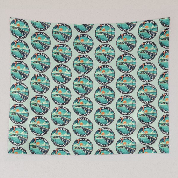 Item preview, 7 Mile Bridge Marathon Florida Keys Salter Designs designed and sold by SalterDesigns.