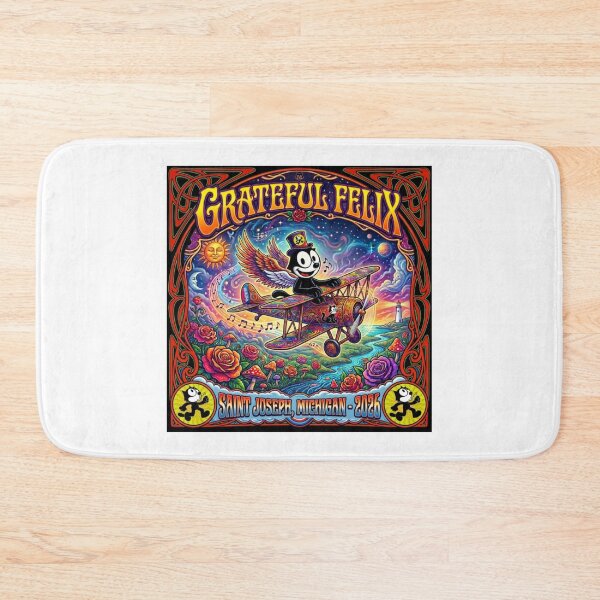 Item preview, GRATEFUL FELIX, AIRPLANE LIGHTHOUSE, SUN, MOON, MUSHROOMS, 2026 designed and sold by V3GFX.