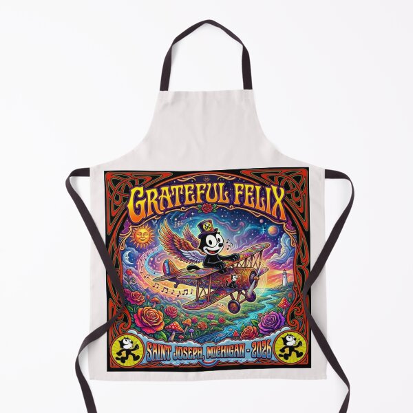 Item preview, GRATEFUL FELIX, AIRPLANE LIGHTHOUSE, SUN, MOON, MUSHROOMS, 2026 designed and sold by V3GFX.